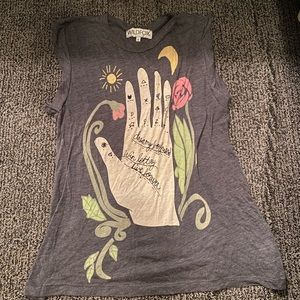 Wild fox graphic muscle tee